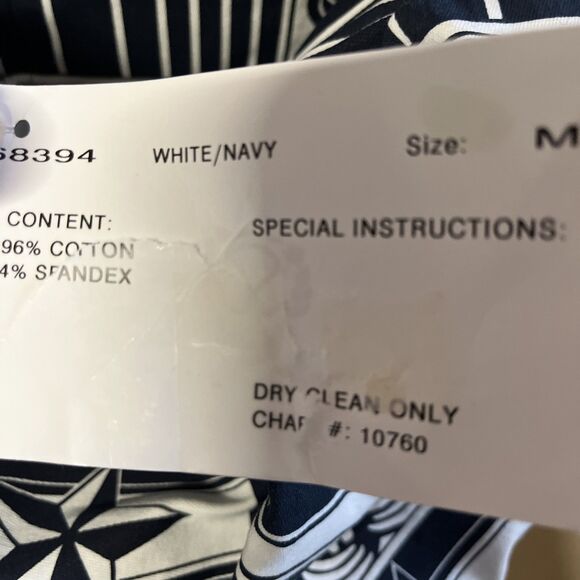 St. John Sport Marie Gray navy Zip Front Jacket Size Med NWT - Picture 7 of 8